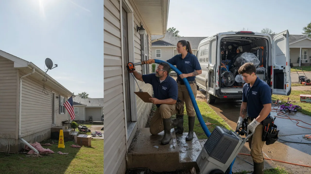 Ceiling Water Damage Restoration in Mondovi, WI near me